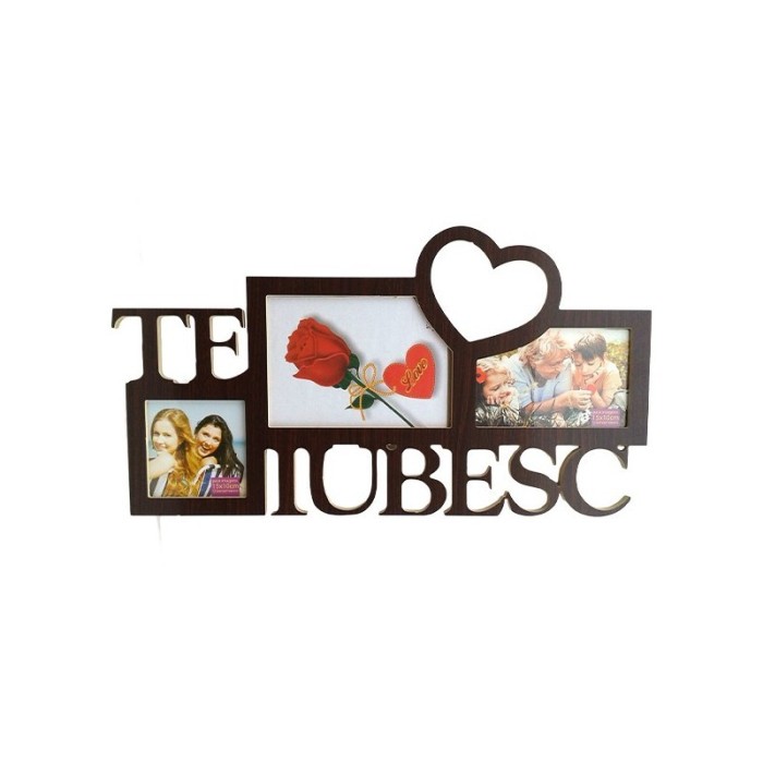 Rame Colaj Te Iubesc 50x27 Cm Arhiva Okazii Ro