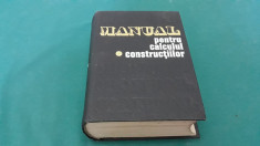 MANUAL PENTRU CALCULUL CONSTRUC?IILOR/ VOL. I/ ANDREI.D. CARACOSTEA/1977/B* foto