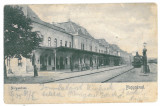 2409 - ORADEA, Railway &amp; Train, Romania - old postcard - used - 1905, Circulata, Printata