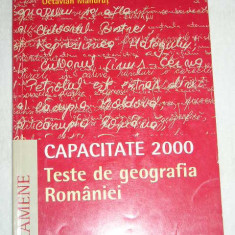 myh 33s - Geografia Romaniei - Teste capacitate - ed 2000