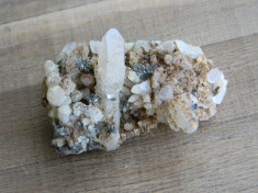 Specimen minerale - CUART SI CALCITA (B3) foto