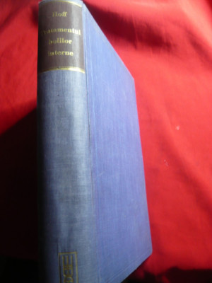 Fr.Hoff - Tratamentul Bolilor Interne - Ed. H.Welther Sibiu 1943 ,534 pag. foto