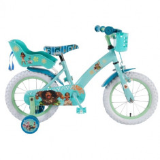 Bicicleta cu Roti Ajutatoare Vaiana-Moana, 14 inch foto