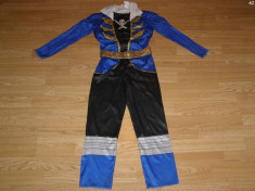 costum carnaval serbare power rangers ninja pentru copii de 4-5-6 ani foto