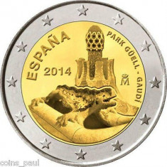 SV * Spania 2 EURO 2014 * PARCUL GOELL - GAUDI UNC in capsula foto