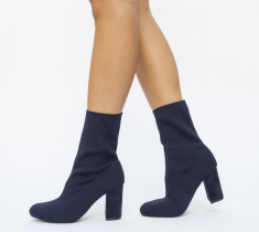 Botine Textil Bleumarin foto