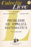 I. Petrică - Probleme de analiză matematică ( vol. I - cls. XI )