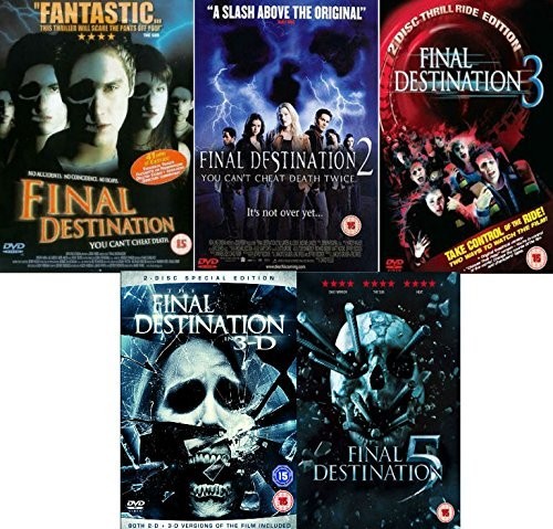 Filme Horror Final Destination / Destinatie Finala 1-5 DVD Originale