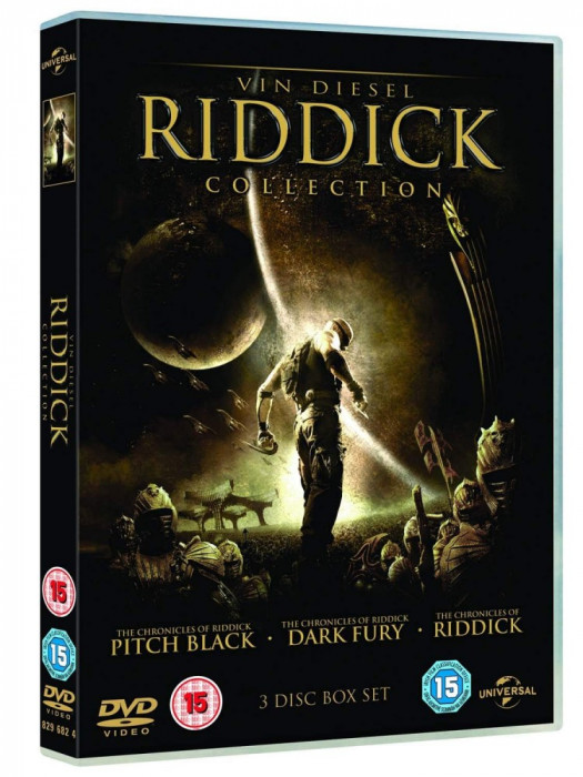 Filme [Pitch Black/The Chronicles Of Riddick: Dark Fury/ [DVD Box Set]