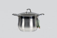 Oala din inox GRUNBERG GR3124 cu capac, 9L foto