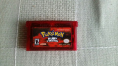 Vand jocuri gameboy advance , POKEMON RUBY VERSION foto