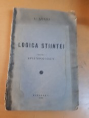 Al. Posescu, Logica științei, partea I, Epistemologie, București 1942 017