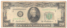 SV * SUA / Statele Unite * 20 $ * TWENTY DOLLARS 1950 foto