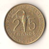 SV * Banca Centrala a Statelor din Africa de Vest * 25 FRANCS 1970 * AUNC+