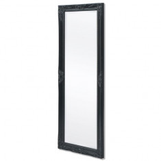 Oglinda verticala in stil baroc 140 x 50 cm negru foto