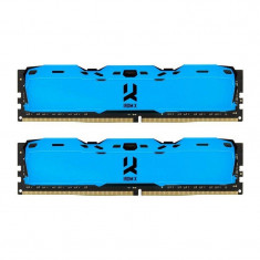 Memorie Goodram IRDM X Blue 16GB DDR4 3000MHz CL16 Dual Channel Kit foto