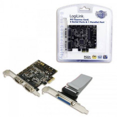 Logilink Adaptor PCI Express 2x Serial 1x Paralel foto