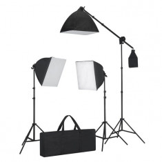 Set 3 lumini cu tripod &amp;amp; softbox foto