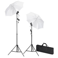 Kit lumini studio foto, tripoduri+umbrele foto