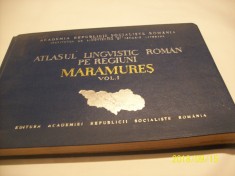 atlasul lingvistic roman pe regiuni- maramures- an 1969 vol I foto