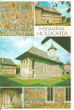 (A)carte postala(ilustrata)-SUCEAVA-Manastirea Moldovita, Circulata, Printata