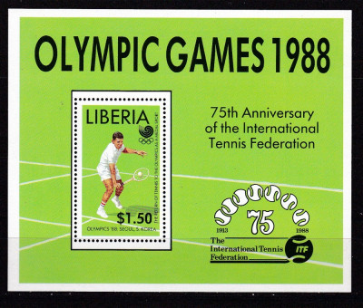 Liberia 1988 sport MI bl.119 MNH foto