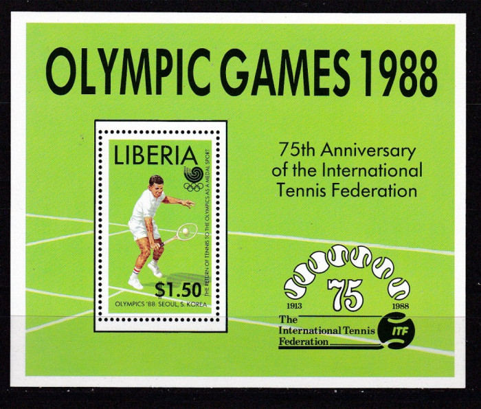 Liberia 1988 sport MI bl.119 MNH