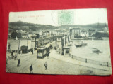 Ilustrata TCV - Podul de la Linz pe Dunare - Austria ,inc.sec.XX, Circulata, Printata