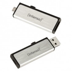 Memorie USB ?i Micro USB INTENSO 3523470 16 GB Argintiu foto