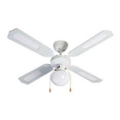 Ventilator de Tavan cu Lumina Grupo FM VT-CLASSIC-105B 50W Alb foto