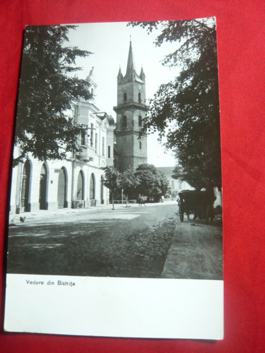 Ilustrata- Bistrita - Vedere ,circulat 1962