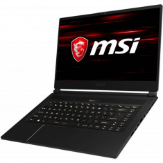 Laptop MSI GS65 Stealth Thin 8RE 15.6 inch FHD Intel Core i7-8750H 16GB DDR4 256GB SSD nVidia GeForce GTX 1060 6GB Black foto