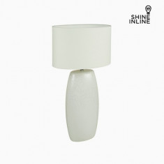 Lampa de Masa Alb Ceramica (16 x 11 x 31 cm) by Shine Inline foto