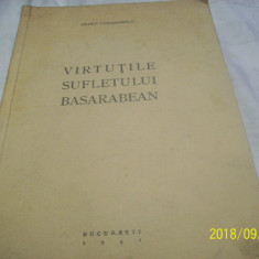 virtutile sufletului basarabean-an 1941, autor petru comarnescu-