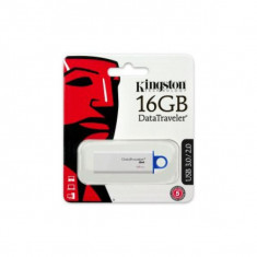 Pendrive Kingston DTIG4 16 GB USB 3.0 Alb Albastru foto