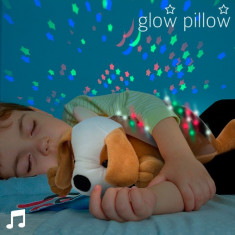 Proiector LED cu Sunet Ca?elu? Glow Pillow foto