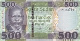 Bancnota Sudanul de Sud 500 Pounds 2018 - P16 UNC