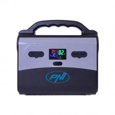 Aproape nou: Acumulator portabil PNI UPS600 cu lanterna, USB, iesire 12V/230V/200W, foto