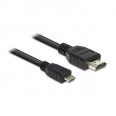 Cablu MHL Micro USB B la HDMI DELOCK 83244 2 m Negru foto