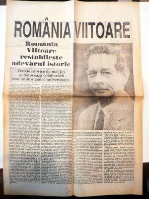 RAR - ZIAR VECHI ROMANIA VIITOARE , ANII 90 foto