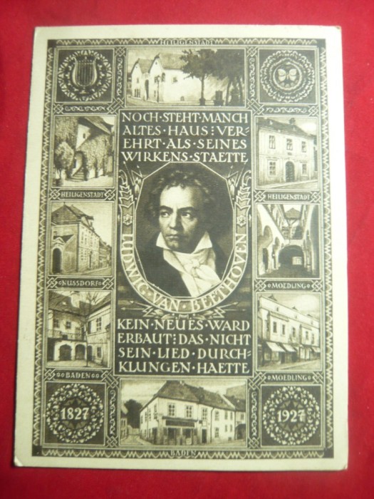Ilustrata Ludwig van Beethoven -100 Ani -circulat 1928