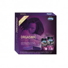 Prezervative ?i Gel Stimulent Durex Intense Orgasmic Night Box (12 unita?i) foto