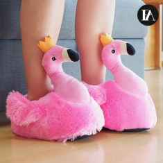 Papuci de Casa Flamingo Fashinalizer foto