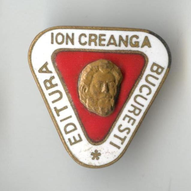 EDITURA ION CREANGA - BUCURESTI - Insigna SUPERBA