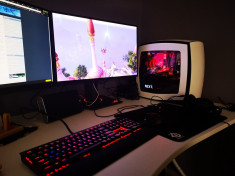 SIstem PC Gaming Ultra Performant cu racire lichida EKWB + Monitor Gaming 27&amp;quot; foto
