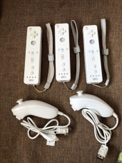 Controller maneta Nintendo Wii Remote+nunchuck produs original Nintendo foto