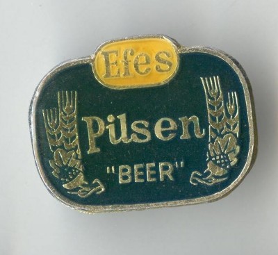 EFES PILSEN BEER - Insigna foto