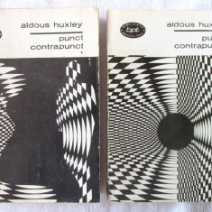 "PUNCT CONTRAPUNCT", Vol I+II, Aldous Huxley, 1966. BPT 358, 359. Carti noi