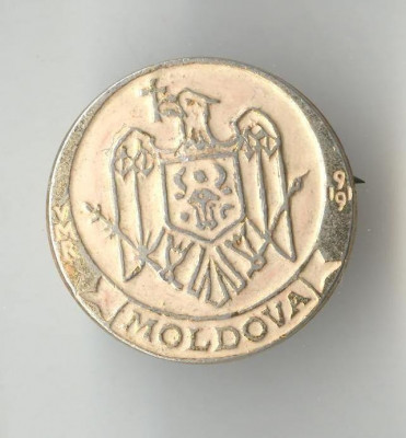 HERALDICA - STEMA - MOLDOVA - Insigna foto