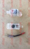 Set 2 Proiectoare Logo LED Usa Audi Original, Holograma Lumini Portiera, Compatibil Toate Modelele